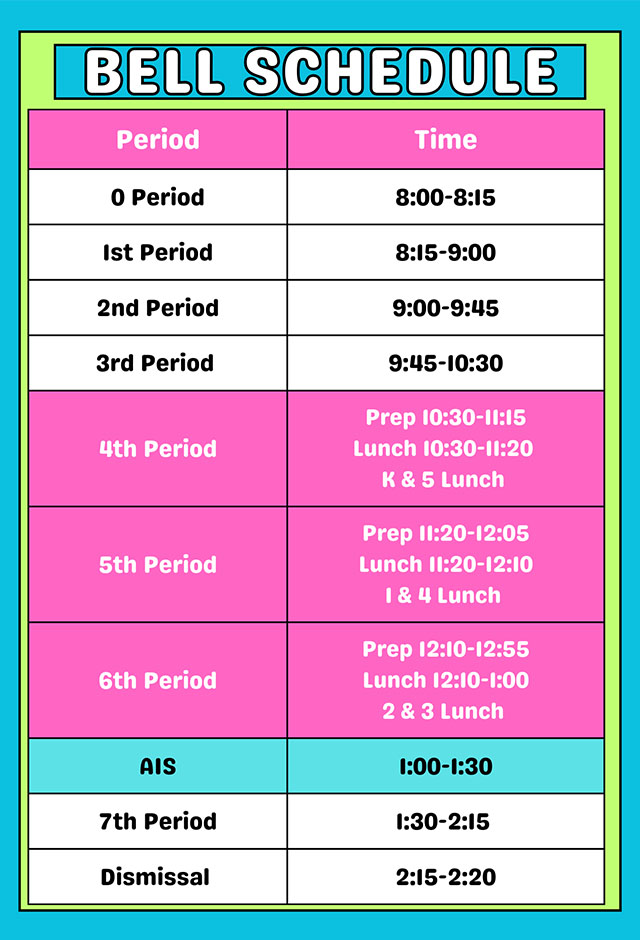 Bell Schedule